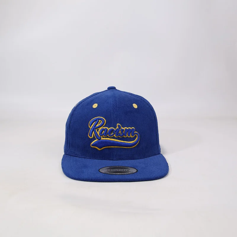 6 Panel Flat Brim Baseball Cap