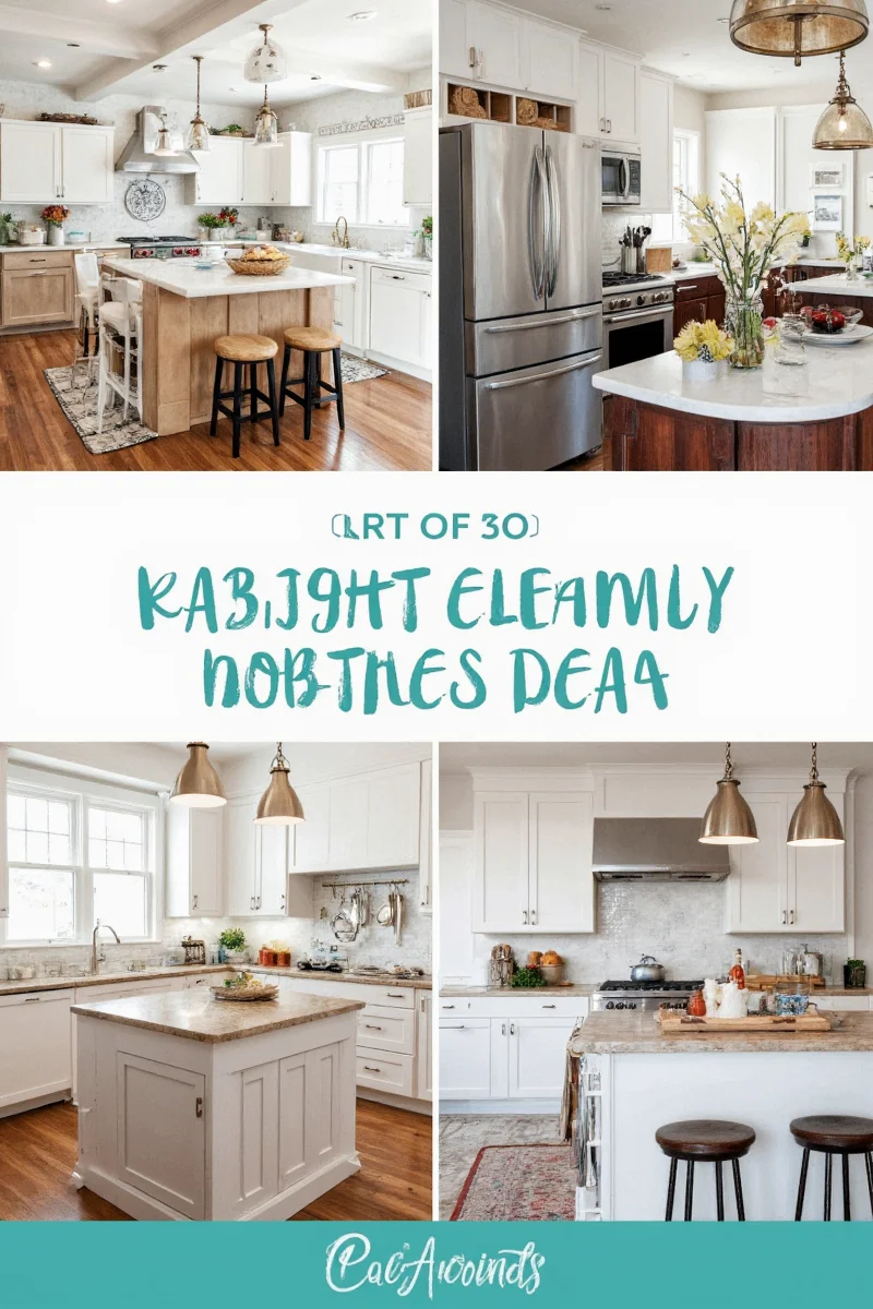 Neatly arranged open shelves in a family kitchen