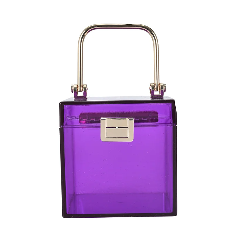 

Acrylic Transparent Box jelly Handbags Women Luxury Handbags and Purses Women Bags