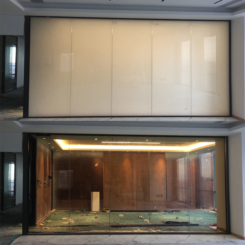 

High Definition Pdlc Switchable Electronic Self Adhesive Smart Glass Film Prices