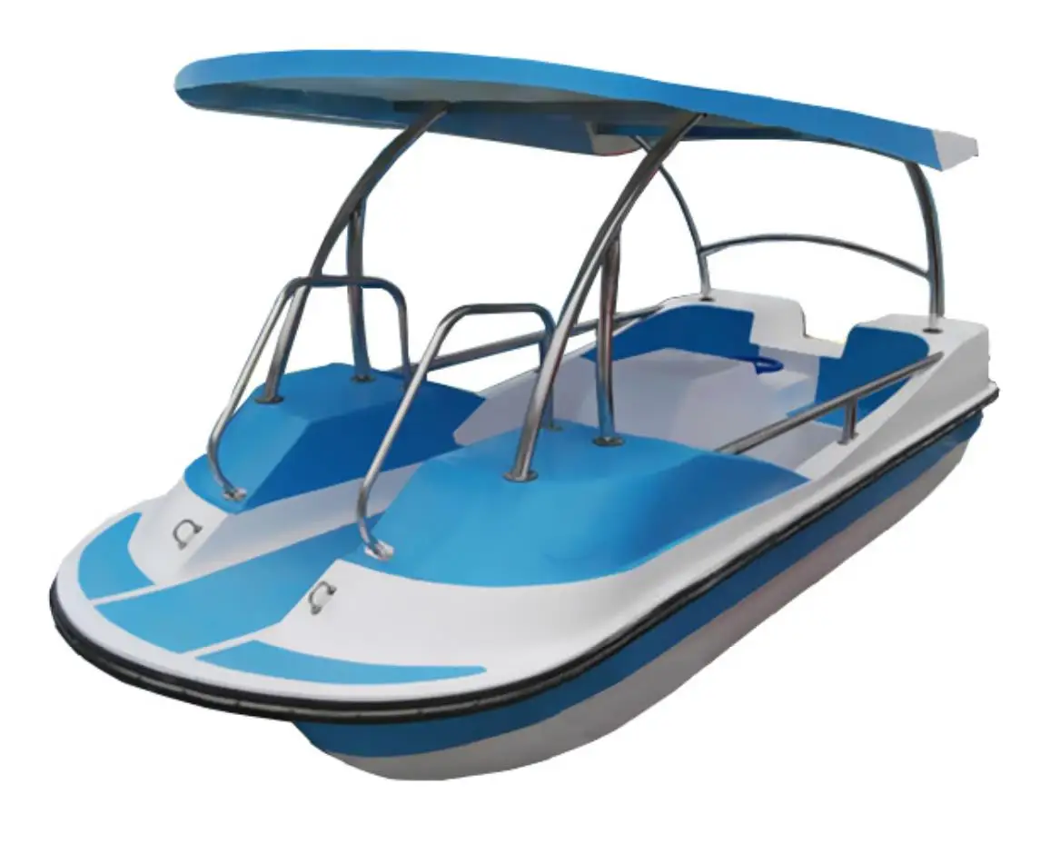 Amusement Park Water Fiberglass Pedal Boat Four Seats Boat Buy