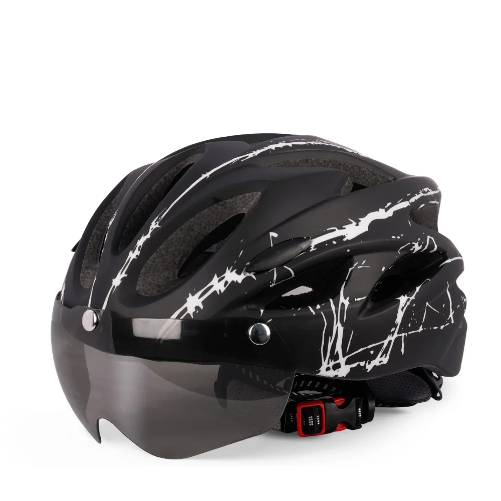 

Professional Manufacturer Wholesale Custom Colorful Cycling Helmet Road Bike With Including Lens