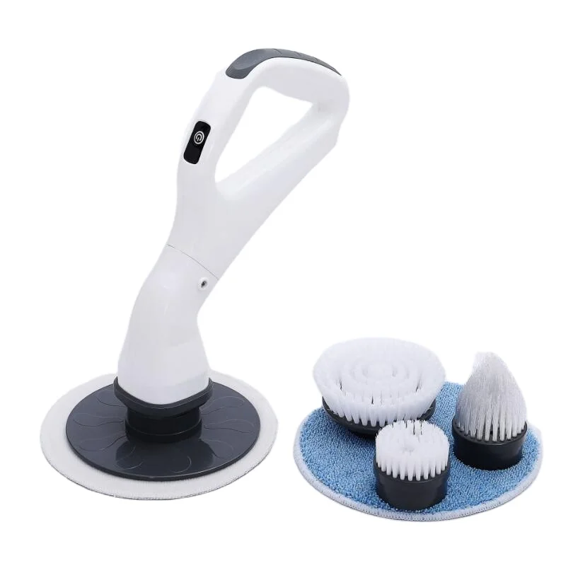 

battery support hand-held ABS electric bathroom kitchen cleaning cleaning brush, Customized color