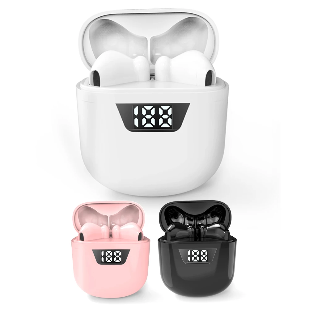 

newest sport quality gaming mini earphone headset bluetooth in-ear tws earbuds wireless, Black/white/pink