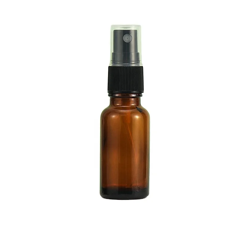 

Glass Bottle Black Fine Mist Spray Pharmaceucical Bottle Amber 10ml 20ml 30ml Screen Printing Cosmetic Bottles Free PUMP Sprayer