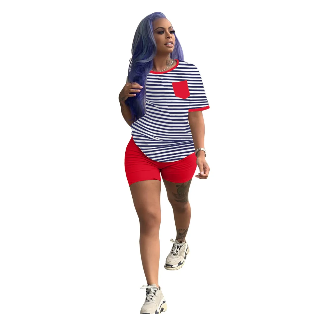 

Fashion Women Outfit Plus Size 2xl Two - Piece Set