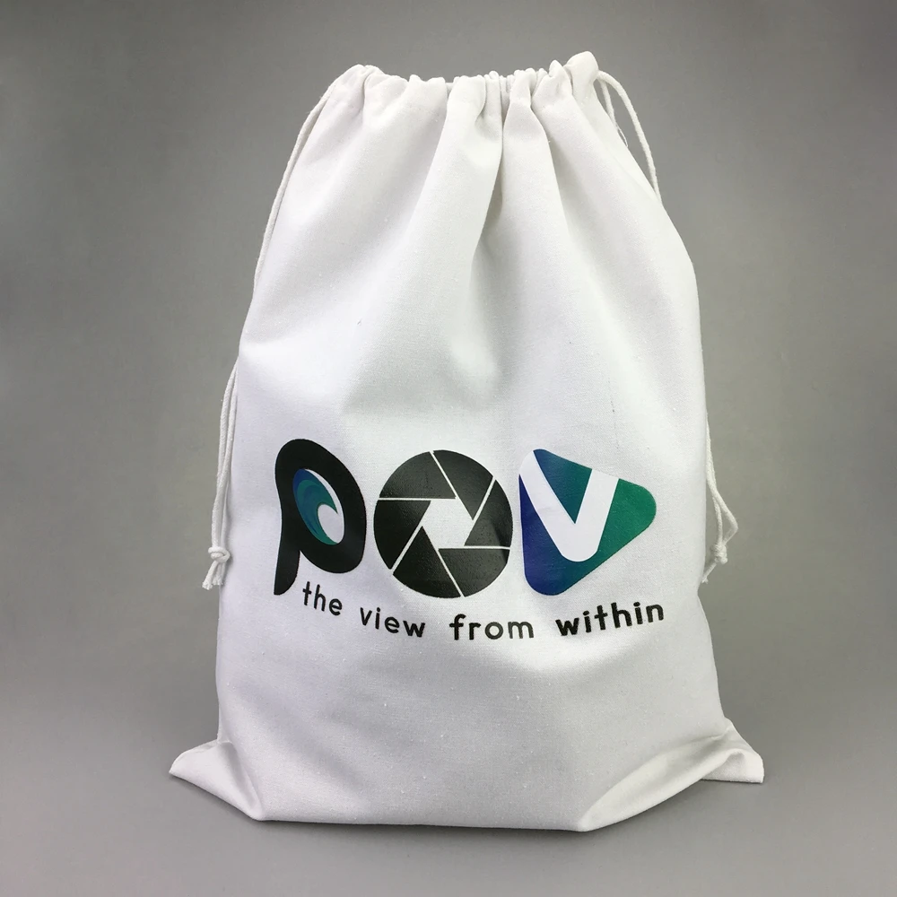 

Wholesale Twill Cotton Pouch Reusable Canvas Cotton Dust Bag, White,black,blue,pink,purple etc