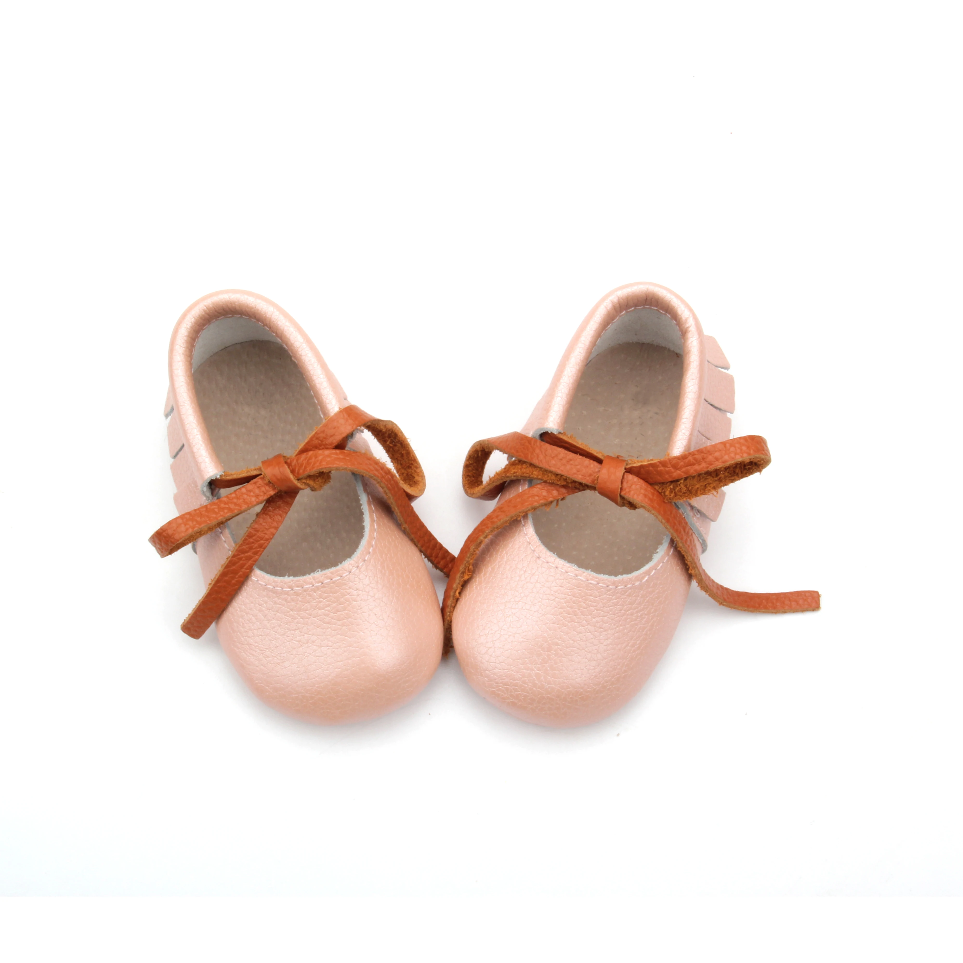 

2021 Spring Summer Autumn Winter Soft Soled Tessel Dress Shoe Genuine Leather Toddler Shoes For Girl, Customized color
