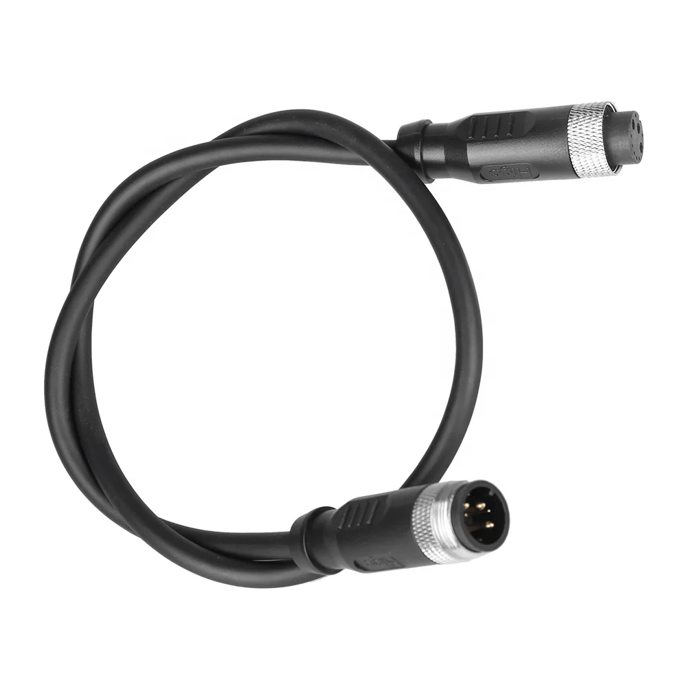 

Bafang 48v 1000w Rear Hub Motor Extension Cable Fat Bike Motor Adapter Cable L1019 to L1019 Connector, Balck