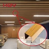 Restaurant Decoration Roofing Wooden Interior Designing Aluminum Panel False Ceiling