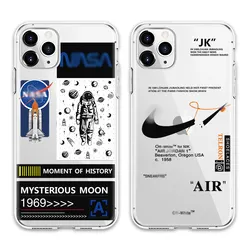 Luxury Astronaut Brand Printed Clear TPU Mobile Ph
