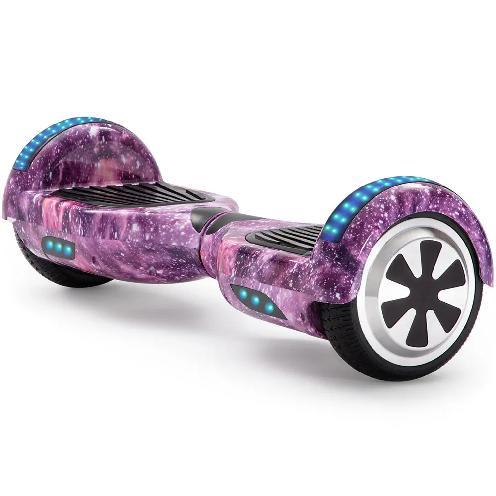 

EU Warehouse Key Bag 2 Wheels For Kids 500W Self-balancing Electric Scooter Galaxy Purple hoverboard