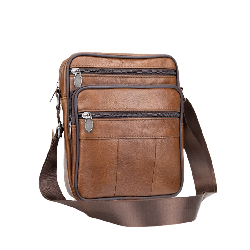 

Genuine Leather Cheap Mens Sling Bag For Men Phone