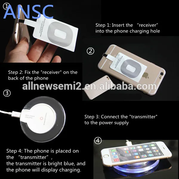 Low-cost direct wholesale round transparent wireless charging base wireless charging transmitter for mobile phones