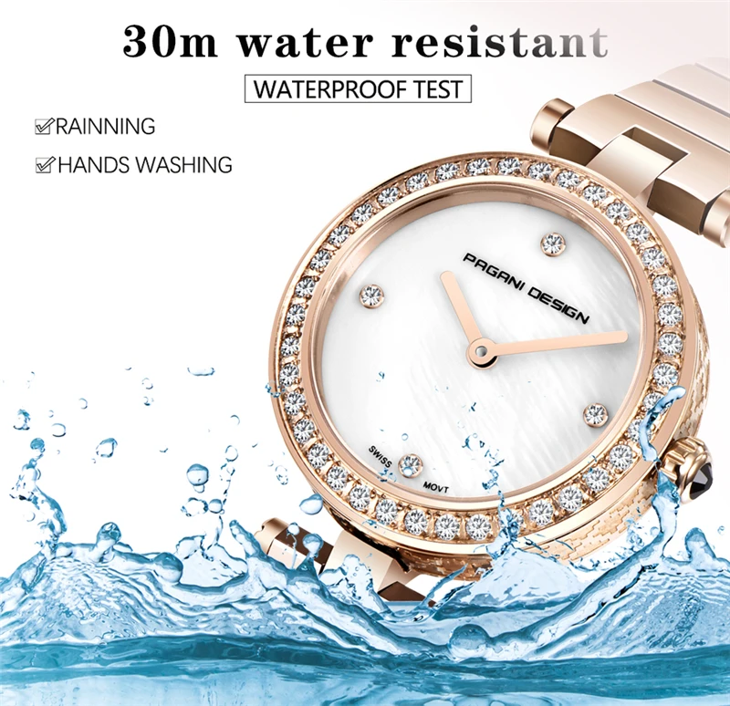 New Women Watches PAGANI DESIGN Top Luxury Brand Fashion Watch Ladies Dress Casual Steel Waterproof Watch Relogio Feminino