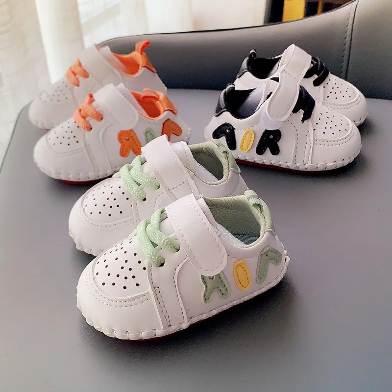 

Wholesale new baby sewing bag shoes soft sole indoor female doll shoes male baby toddler shoes, Multicolor