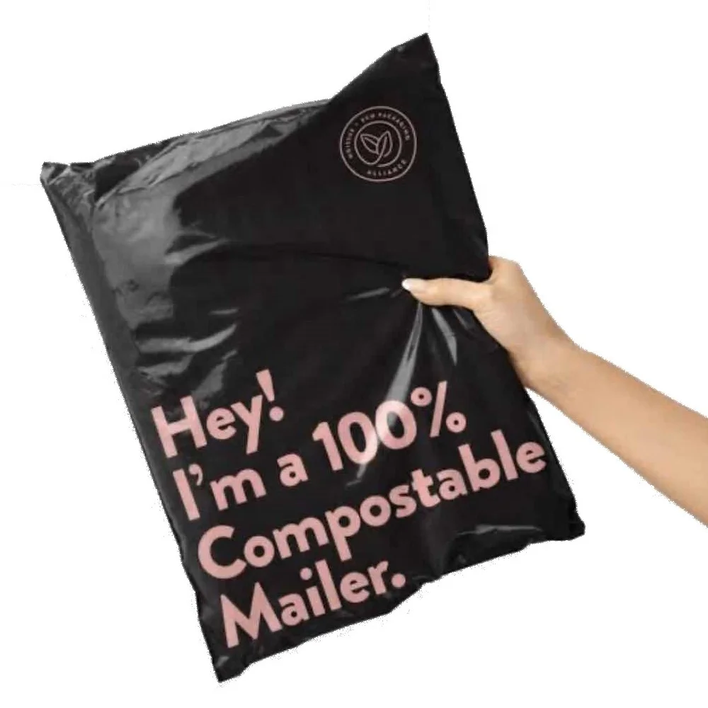 Compostopack Compostable Mailing Bags 445mm x 605mm Pack of 100 Eco Mailing Bags Made from Plant Starch