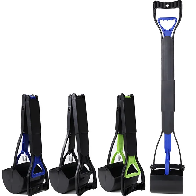 

2022 New 60cm Fordable Pet Dog Poop Picker Pet Poop Cleaning Plastic Dog Pooper Picker Dog Poop Scooper