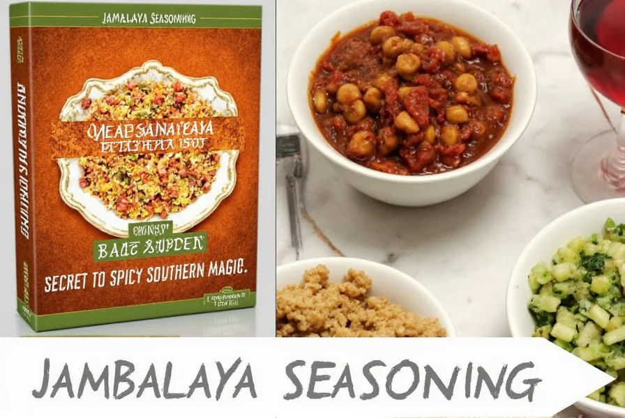 Jambalaya served with crusty bread and lemon wedges
