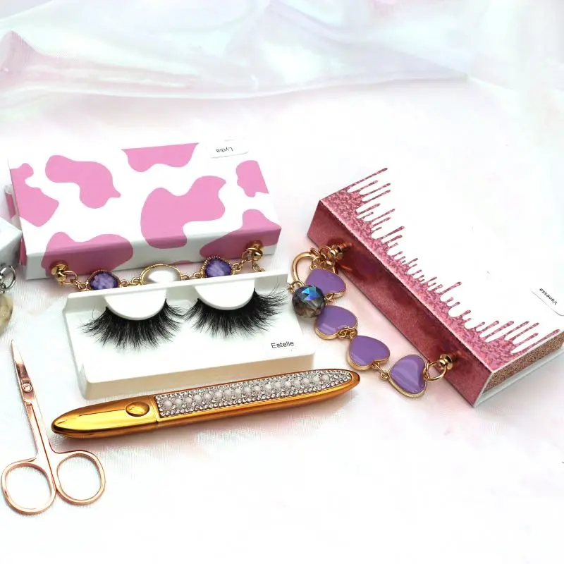 

packaging diamond private label thin strip eyelashes with box korean mink eyelash, Natural black
