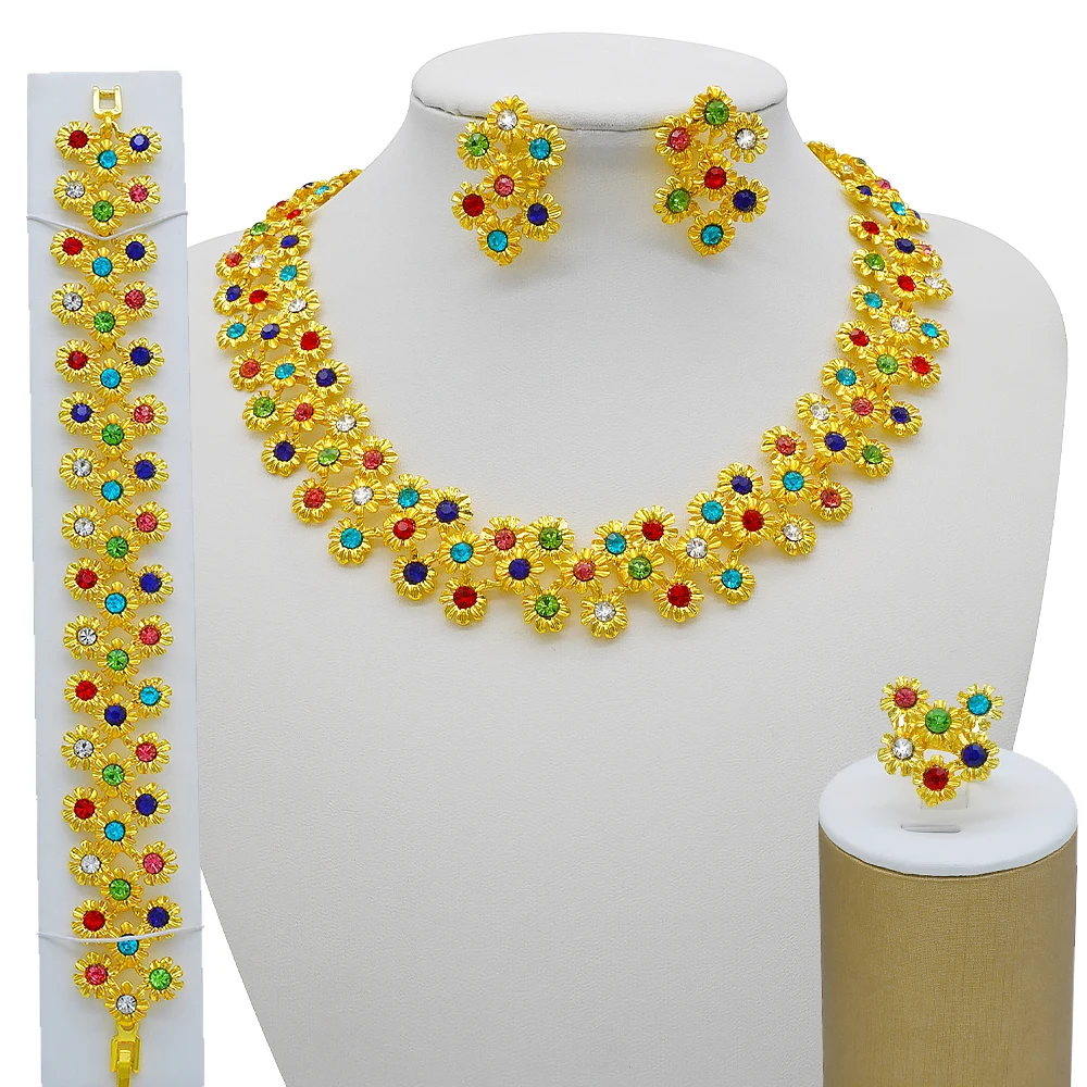 

dubai jewelry sets jewellery african jewelry sets for women BJ914, Gold