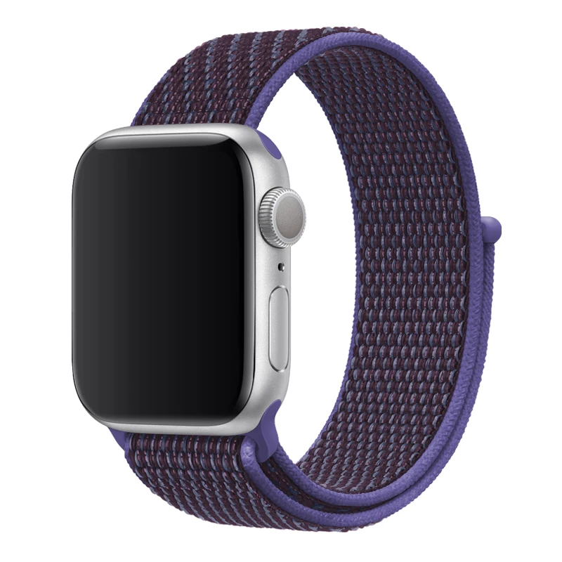

Charm Designer Bracelet Woven Nylon Loop Sport Bands For iWatch Series 5 4 Smart Apple Watch Band Strap 44mm 42mm, Optional