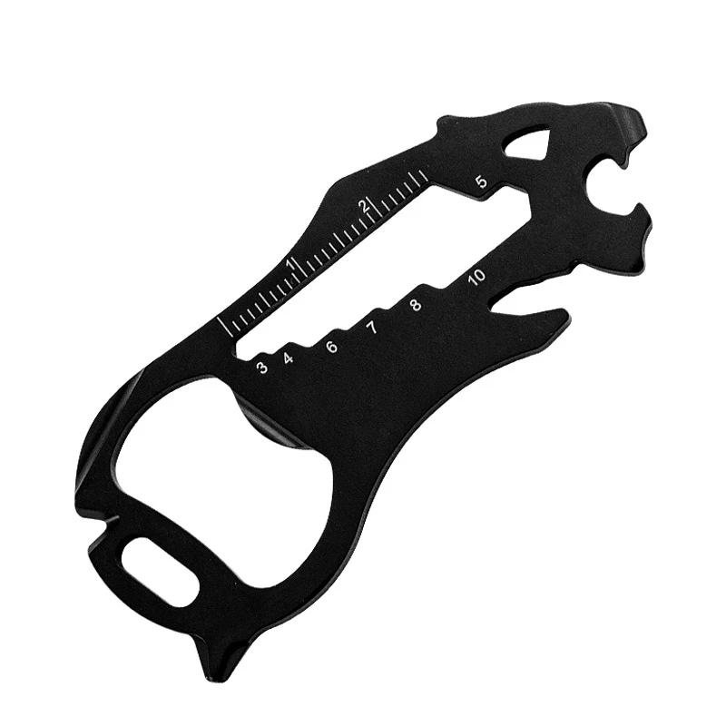 

EDC Small Survival Outdoor Wallet Tool Card,Credit Card Multi Tool Card in Animal Leopard shape, Picture