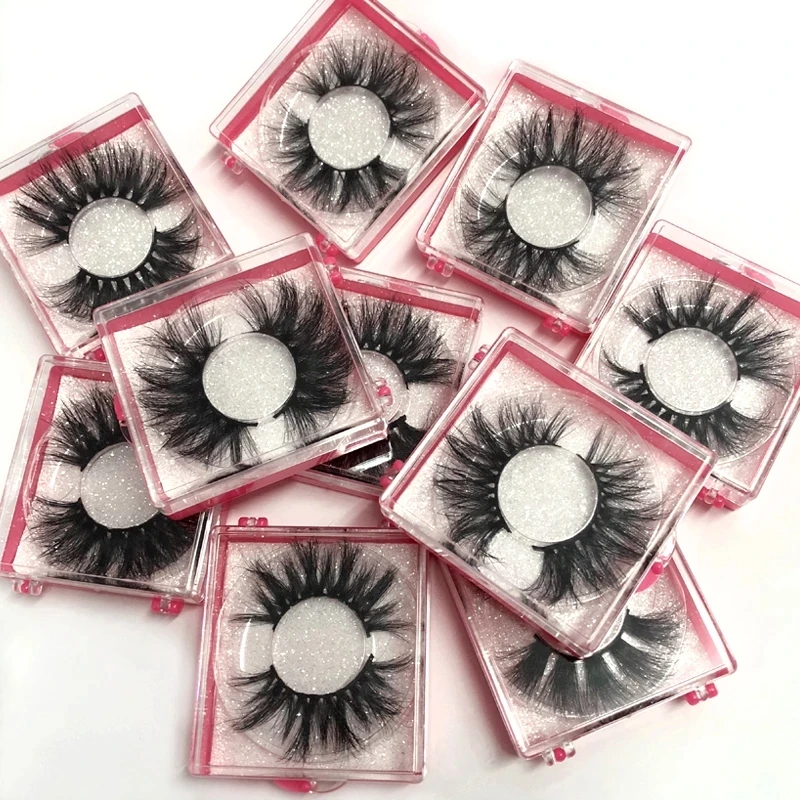 

Best selling 5d long lash 20mm 25mm wispy fluffy mink eyelash