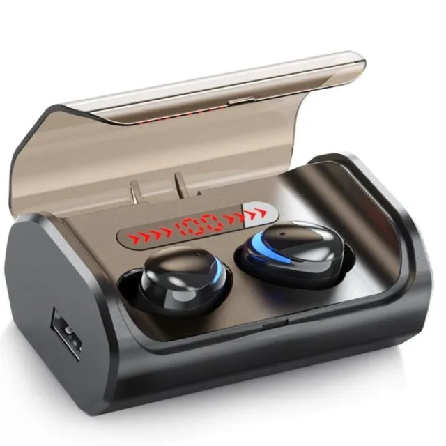 

Headphone Noise Cancelling Headset Sport Stereo Wireless Earphones Handsfree waterproof Wireless Earbuds support custom