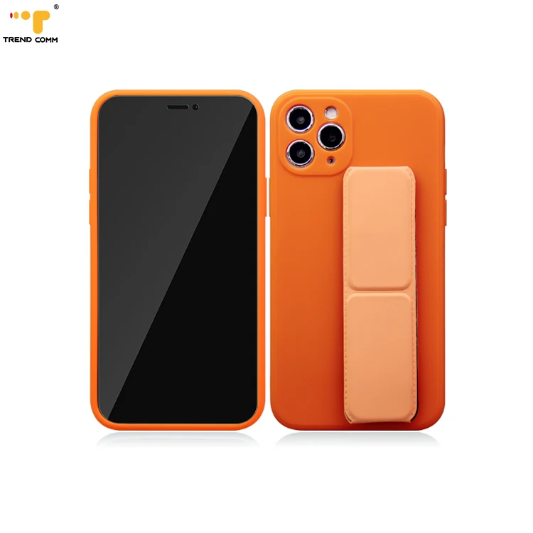 

Solid Color TPU Fashion Mobile Cover Case Magnetic Holder Phone For iPhone 12 Pro Max