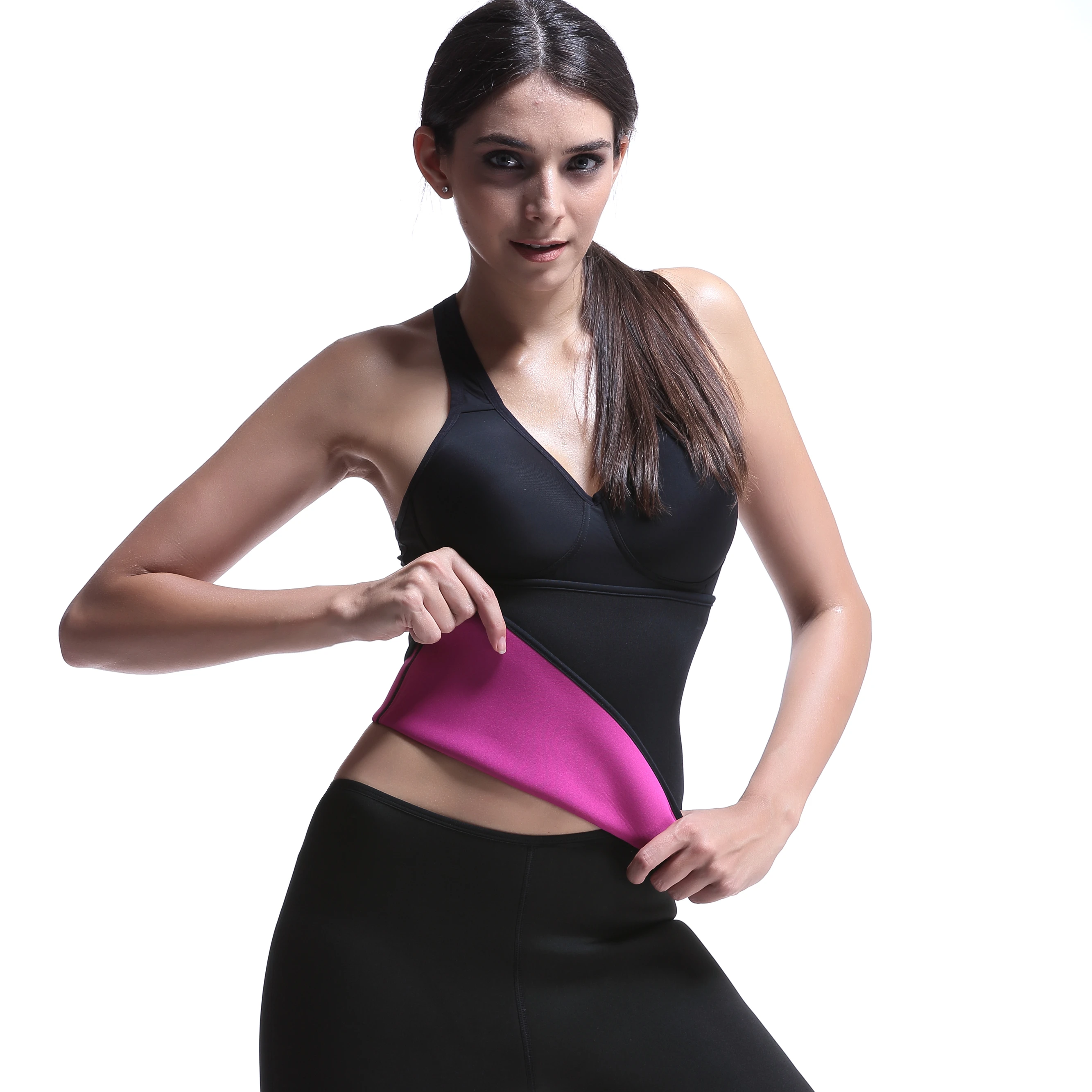 

2021 Neoprene Corset Sports Wear Ultra Sweat Body Shaper Gym Waist Trainer