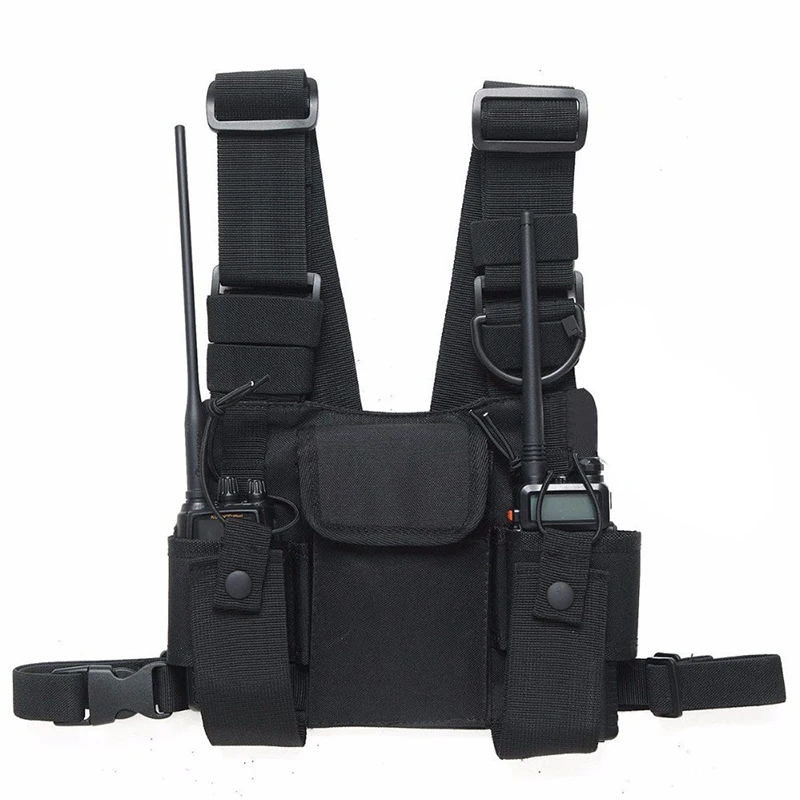 

50% off Portable and Lightweight Harness Military Tactical Chest Rig Bag With Adjustable Shoulder Straps, Black