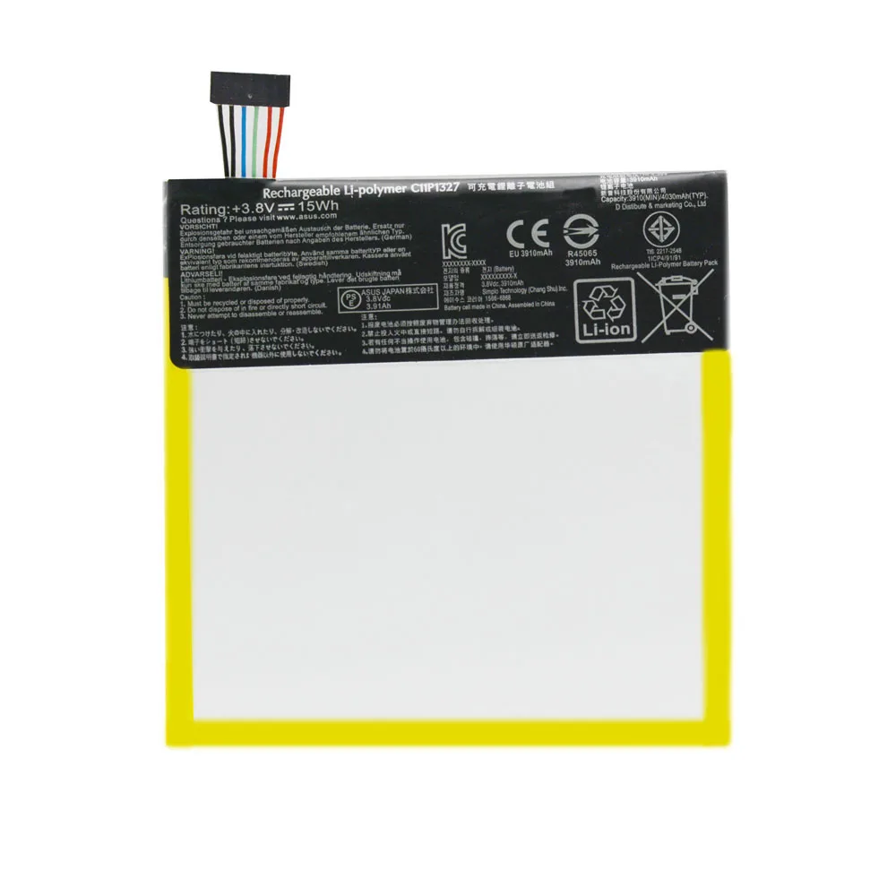 

replacement Li-ion Battery C11P1327 For ASUS K012 MEMO PAD 7 ME170C K017 FE170CG Akku DDP service 3910mAh hot-selling