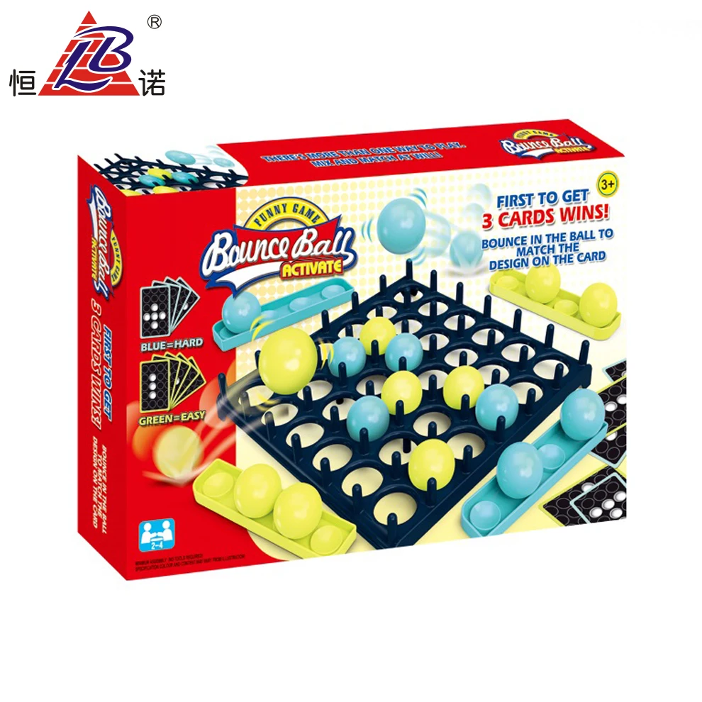 

Ball Bounce Game For Sale Board Bouncing Ball Connect Game With ASTM, Sky blue,black & yellow