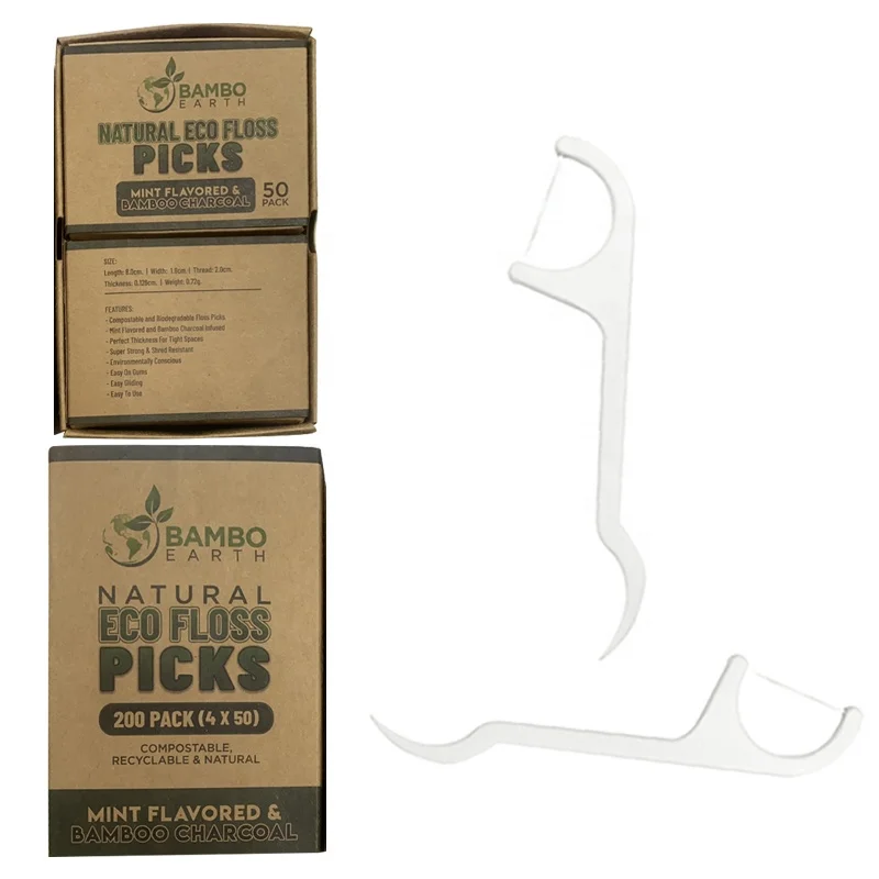 

Food Grade Y Shaped Good Gripping Handle Dental Floss Picks 20 Piece Mint Plastic Dental Floss Pick Holder Floss Picks