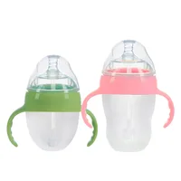 

Certified 2020 Kids Milk Bottle Children Baby Feeding Bottle Silicone Baby Bottle