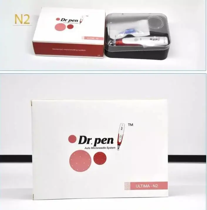 

N2 dr pen ultima Wired Derma pen N2-C Electric Auto Micro Needle Pen Skin Therapy Face Eyes and Body Remove Stretch Marks