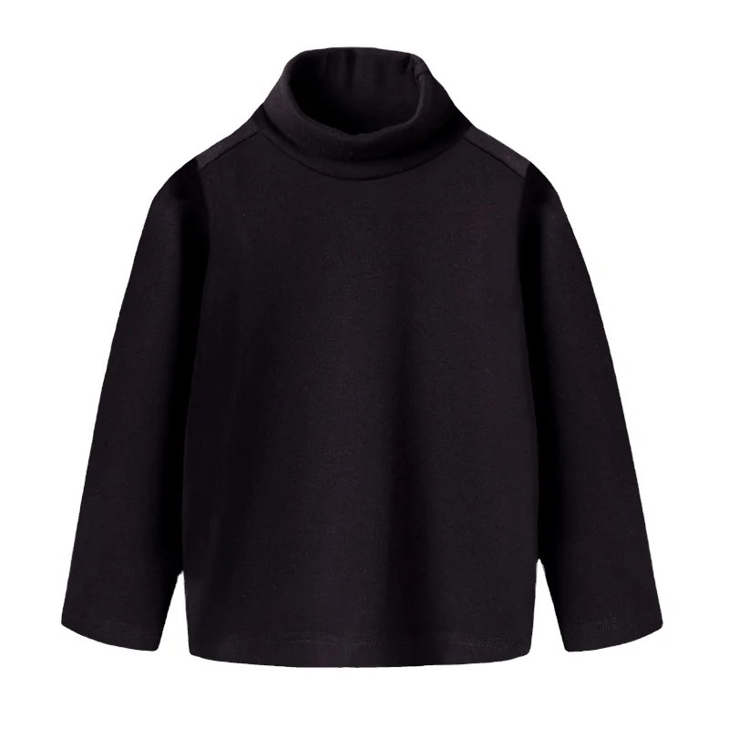 

Children's clothing base coat Long Sleeve boys and girls' warm high collar middle and small children's top