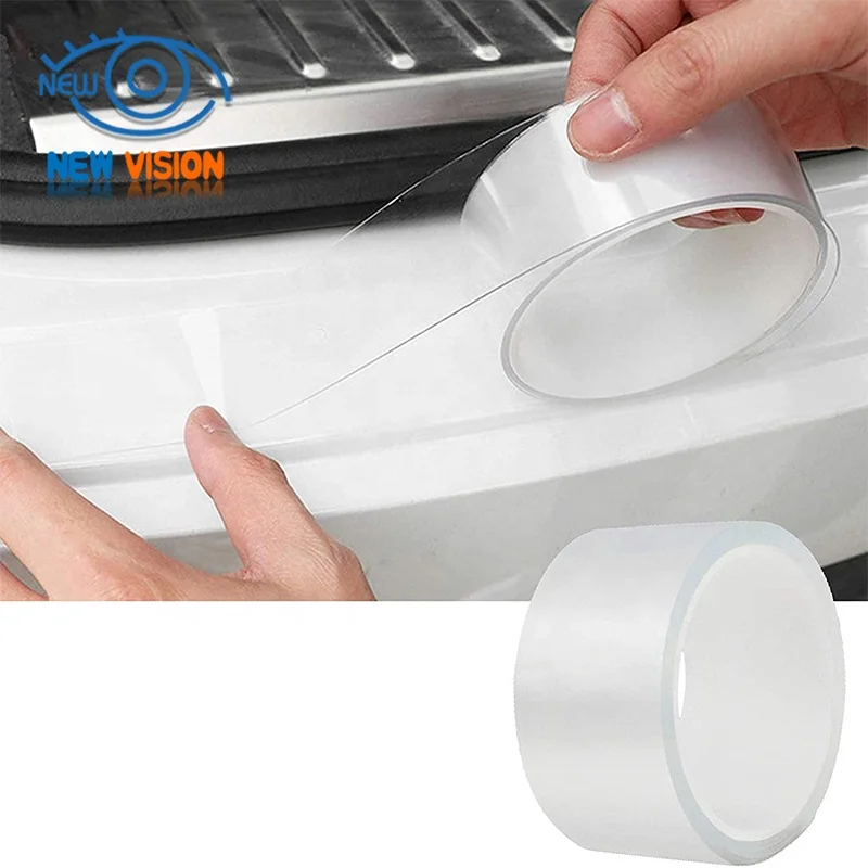 

Anti-Collision Clear Seal Strip Edge Entry Sill Guard Scuff Plate Protector Tape for Car Door Edge Bumper Corner