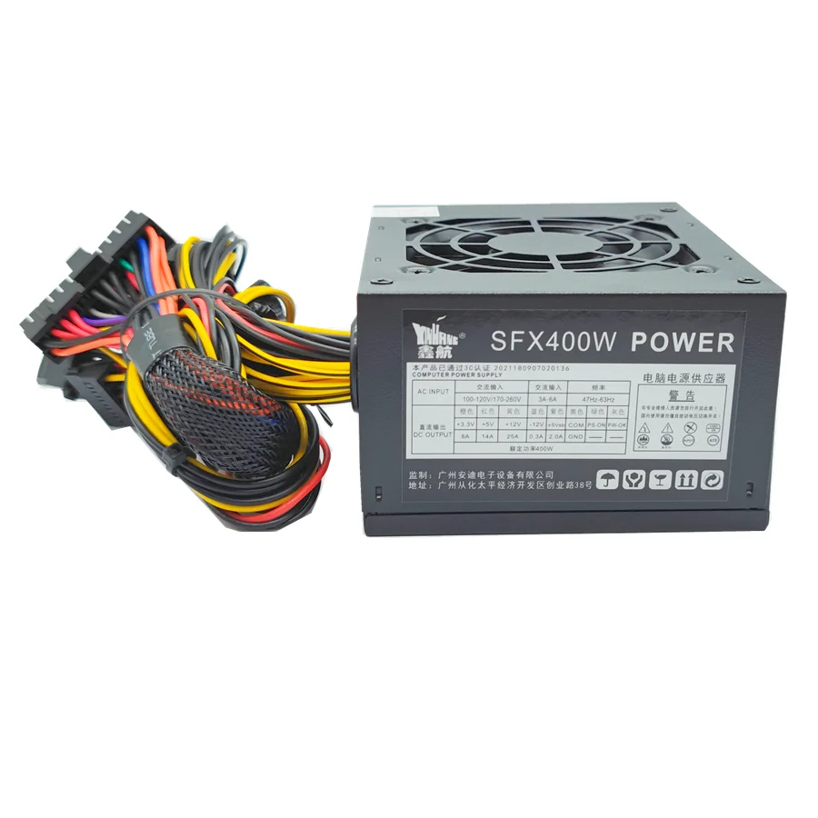 

400W sfx pc power supply mini psu 12v 24 Pin PCI SATA ATX 12V PC Computer Power Supply for Desktop Gaming