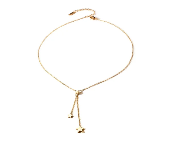 

2021 New Arrival Stainless Steel Tassel Star Necklace Jewelry Wholesale Trendy Pendant For Necklace Women Girl