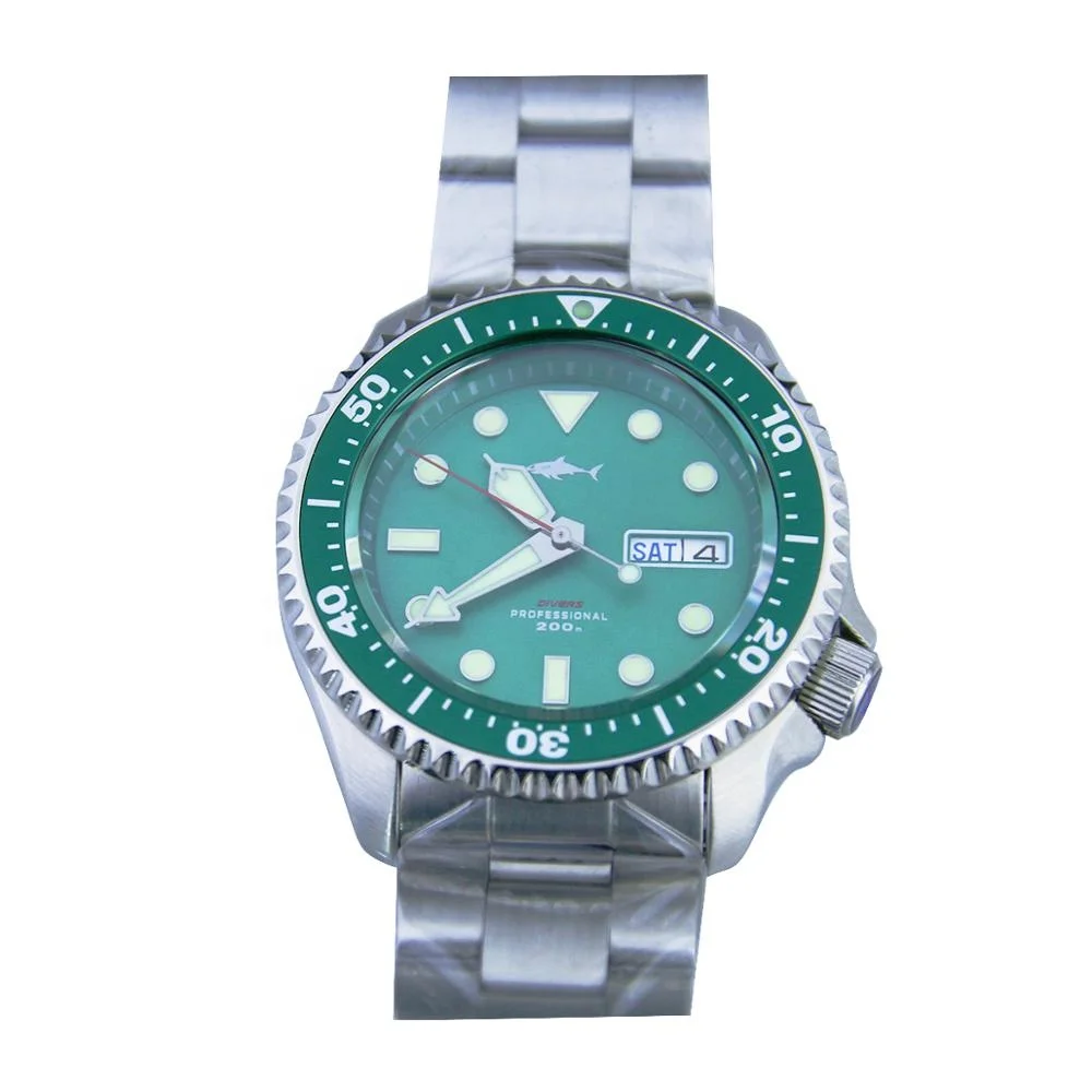 

Hot Sale TURTLE SKX007 Mechanical Automatic Wrist Watch Mens Dive Divers watch 200M OEM ODM Custom logo MOD Super Luminous