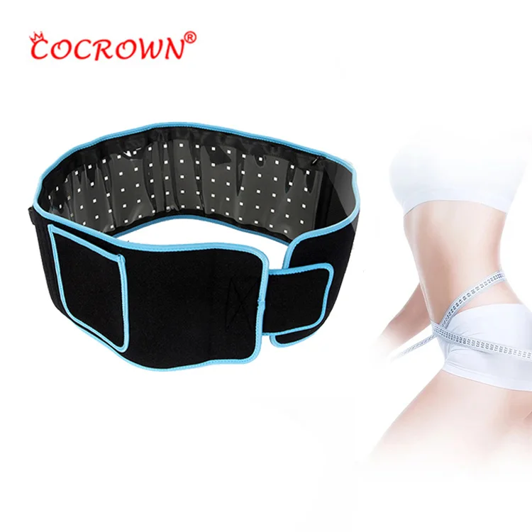 

How sale Custom Pain Relief Weight Loss Light Belt Infrared 660nm 850nm Led Red Light Infrared Therapy Wrap Belt For Body Slim, Black