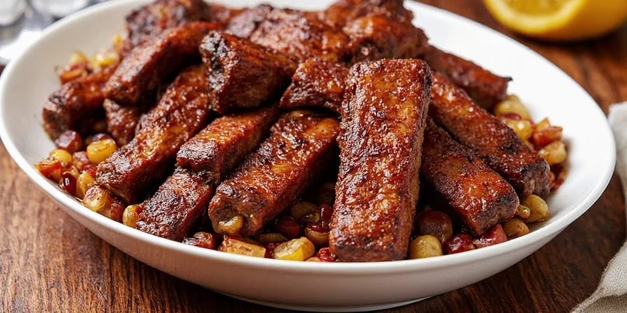 A colorful array of spices perfect for rib seasoning
