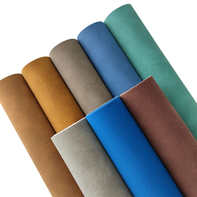 Environmentally Friendly Mo Sha PU for Making Boots Upper and Shoes PU Leather