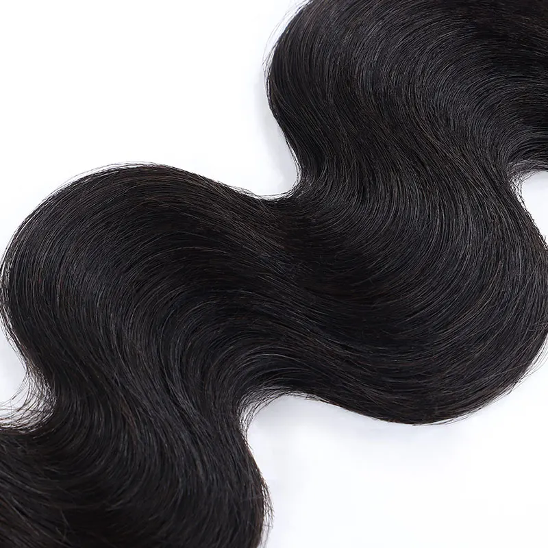 

Unprocessed Factory Price Body Wave Hair Extension 100% Raw Virgin Remy Human Hair Weave Bundles For Black Women, Natural color