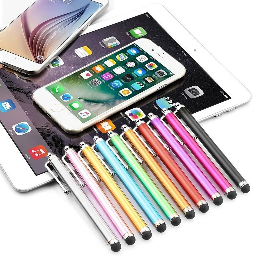 
Metal Tablet Pen With Pen Clip Stylus Pen Touch Screen For Tablet PC for iPhone iPad Capacitive Stylus Pencil 