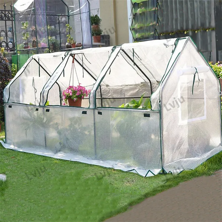 

Lvju Outdoor Portable Greenhouse 120x60x60cm Small Plastic Garden Greenhouse For Home Use, Clear /custom