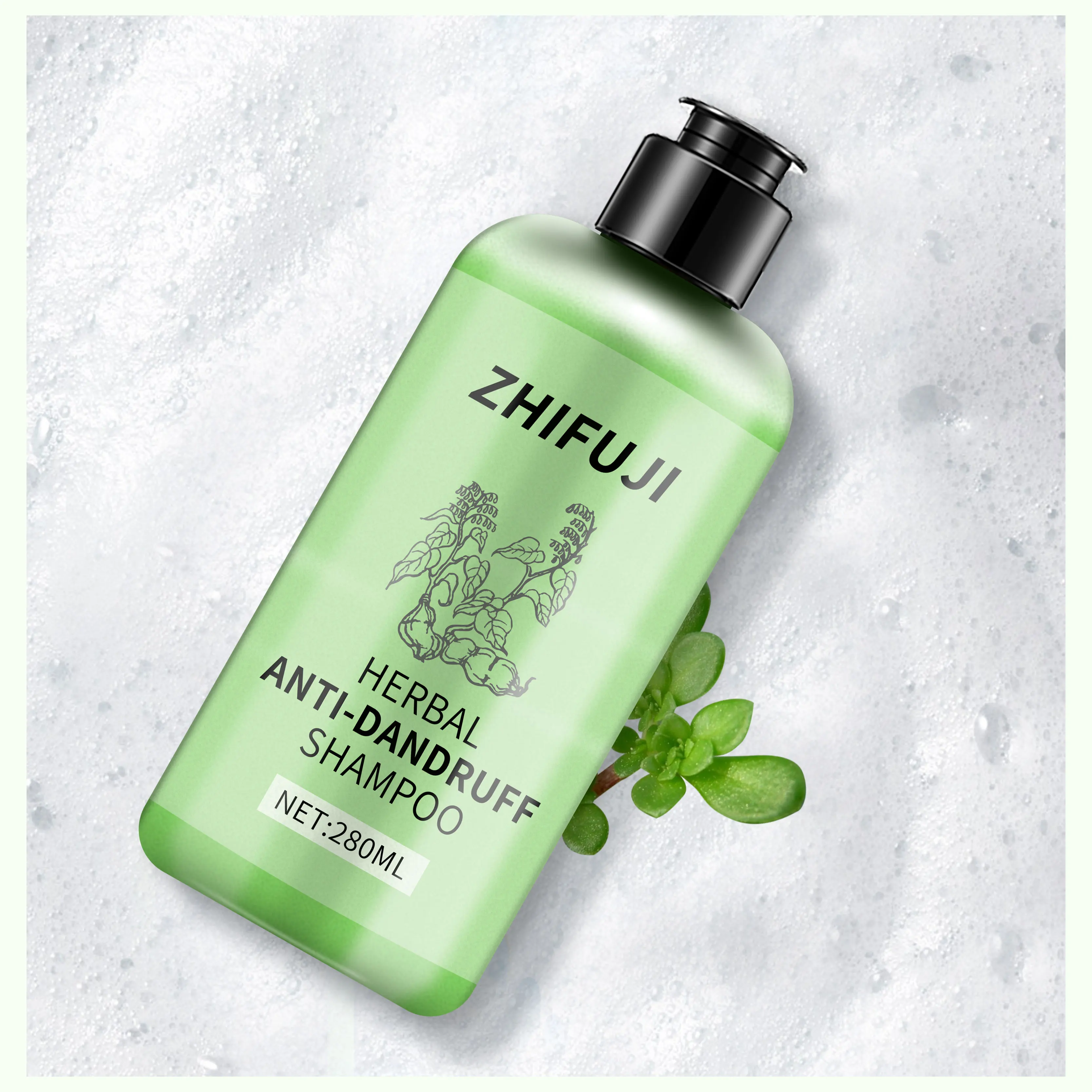 

Free sample ready-to-ship wholesale custom logo oem odm herable extact antidandruff shampoo