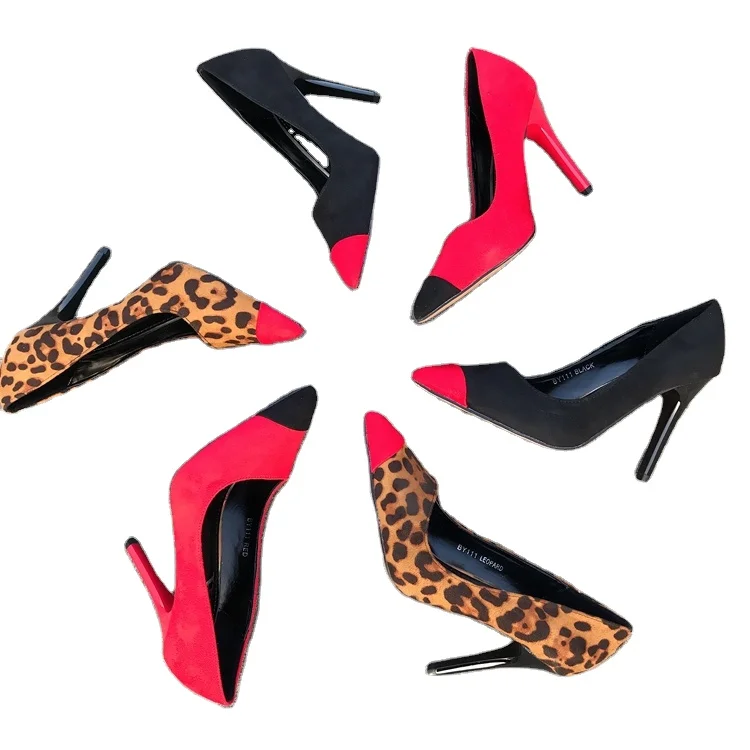 

Fashion European ladies office pointed toe pumps elegant high heel shoes, As photo